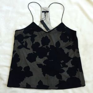 NWT Tibi spaghetti strap floral cami 8